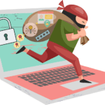 Free cybersecurity computer security hacking vector